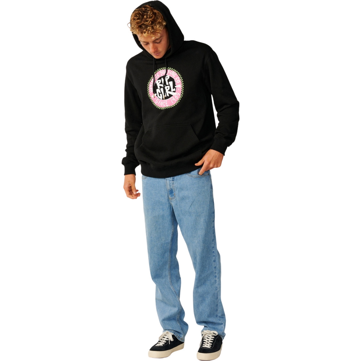 2026 Rip Curl Mens Streamline Hoodie 0CRMFL - Black